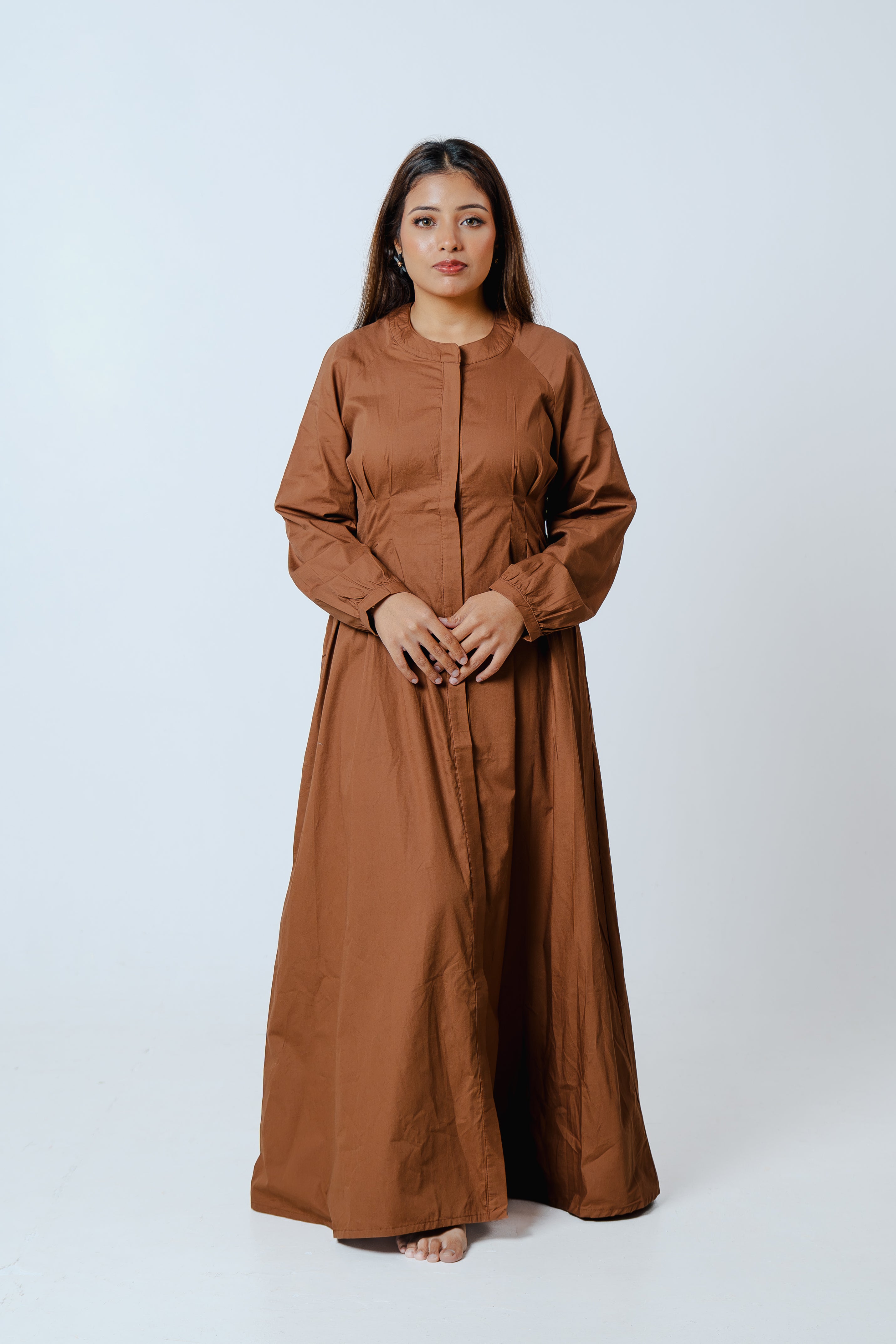 Noore Dress (Brown)