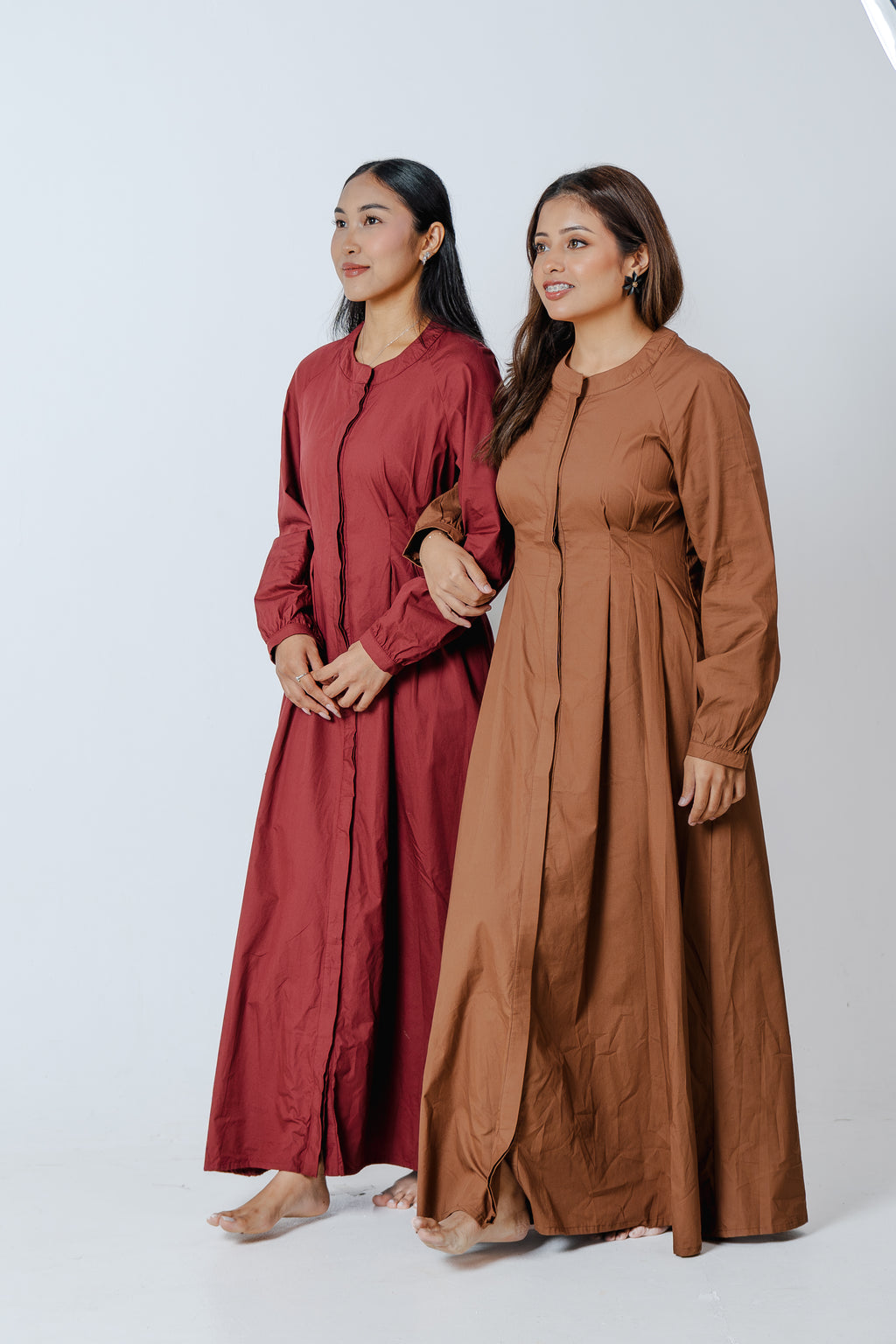 Noore Dress (Brown)